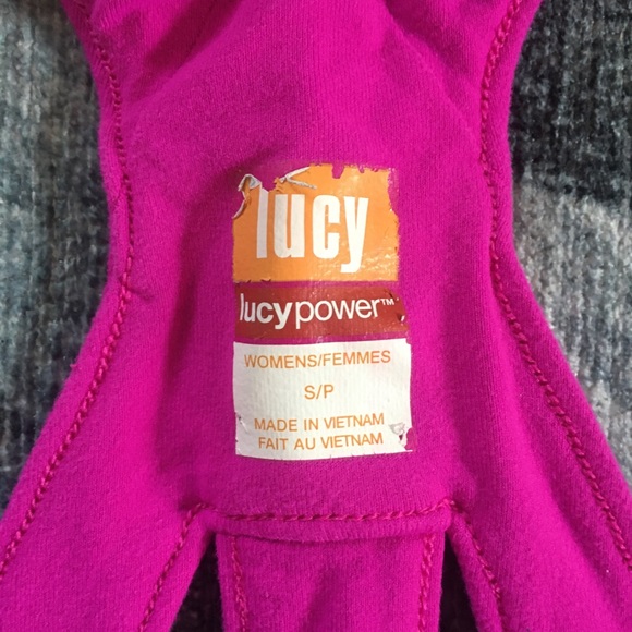 EUC Lucy Pink Workout Tank Size Small - Picture 4 of 4